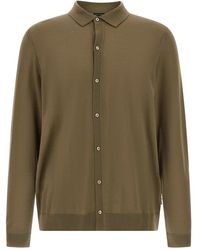 HUGO - Overhemden ,Groen ,Wol Helbert Polo - Lyst