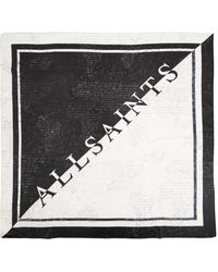 AllSaints - Script Scarf - Lyst