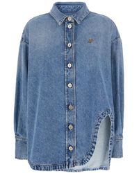 The Attico - Denim Shirts - Lyst
