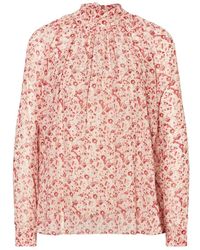 Max Mara - Overhemden ,Veelkleurig ,Elegante Zijden Blouse - Lyst