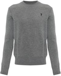 Ami Paris - Round-Neck Knitwear - Lyst