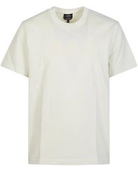 A.P.C. - Tops ,Wit ,Standard Grand Vpc Gots T-Shirt - Lyst