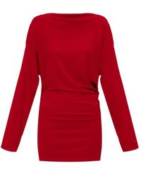 Jacquemus - Kleedjes ,Rood ,Mistral Dress - Lyst