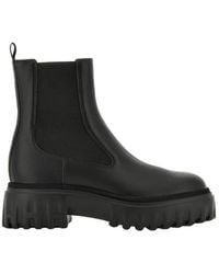 Hogan - Sophisticated Ankle Boots With Sole - Lyst