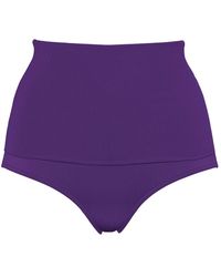 Eres - Badmode ,Paars ,Hoge Taille Culotte Broek - Lyst