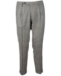 Michael Coal - Luxe Slim-Fit Wollen Blend Broek - Lyst