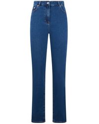 Moschino - High-Waisted Skinny Jeans - Lyst