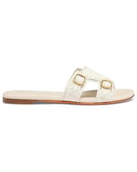 Santoni - Didi Flat Sandal - Lyst