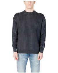 Calvin Klein - Elegante maglione nero per uomo - Lyst