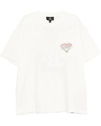 Represent - Tops ,Wit ,Katoen Graphic Print Crew Neck T-Shirt - Lyst