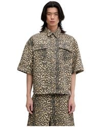 Rhude - Leopard Boxy Werkshirt - Lyst