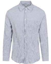 Bottega Veneta - Crinkled Cotton Shirt - Lyst