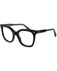 Polaroid - Schwarze Damen Optische Rahmen Quadratischer Stil - Lyst