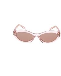 Prada - Accessoires ,Roze ,Stijlvolle Zonnebril Met Uniek Ontwerp - Lyst