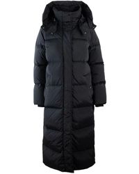 Woolrich - Schwarzer Parka Für Damen - Lyst