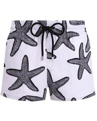 Vilebrequin - Badmode ,Wit ,Polyester Short Swim Shorts Starlette - Lyst