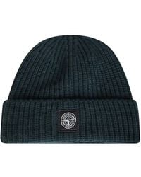 Stone Island - N100012 Leichte Rws Geelong Wollmütze - Lyst