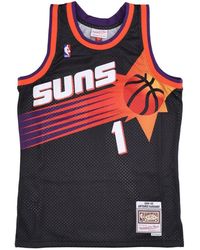 Mitchell & Ness - Fitness ,Zwart ,Polyester Basketbal Tanktop Hardwood Classics - Lyst