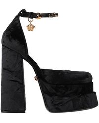 Versace - Damen High Heels Medusa Schwarz 1007143-Dvt51-1B000 - Lyst