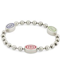 Gucci - Accessoires ,Grijs ,Armband - Lyst