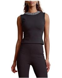 byTiMo - Sleeveless Tops - Lyst
