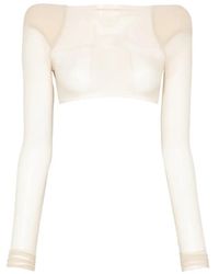 Rick Owens - Tops ,Grijs ,Nylon Helm Top - Lyst