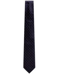 Tom Ford - Accessoires ,Blauw ,Micro Dot Tie - Lyst
