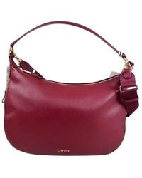 Liu Jo - Rote Tasche Mit Logo Und Riemen - Lyst