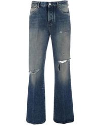 Amiri - Slashed Boot Cut Jean - Lyst