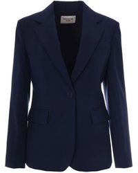 Max Mara - Jassen ,Blauw ,Wol Wkdlamine Blazer - Lyst