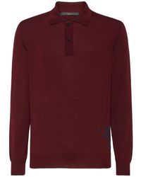 Billionaire - Wollen En Zijden Pullover Polo-Neck Ls - Lyst