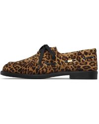 Loriblu - Bootsschuhe Mit Leopardenmuster - Lyst