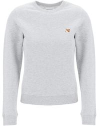 Maison Kitsuné - Fox head regular fit sweatshirt - Lyst
