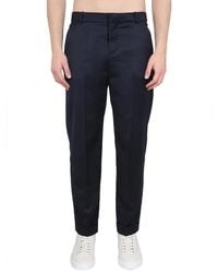 Balmain - Straight Tailored Wool Pants - Lyst