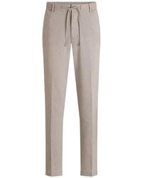HUGO - Slim-Fit Trousers - Lyst