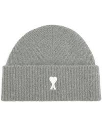 Ami Paris - Fw25 Beanie Ubo005-Kn0135-058 - Lyst