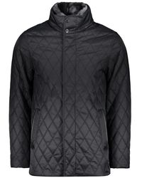 Paul & Shark - Steppjacke mit kaninchenpelzkragen - Lyst