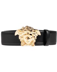Versace - La Medusa Leren Riem - Lyst