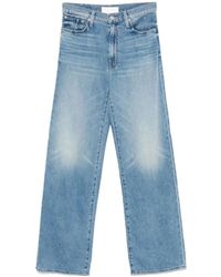 Mother - Straight Fit Jeans - Lyst