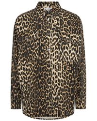 co'couture - Overhemden ,Bruin ,Denim Leo Denim Overhemd - Lyst