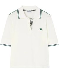 Burberry - Polo Shirt Van Katoen - Lyst