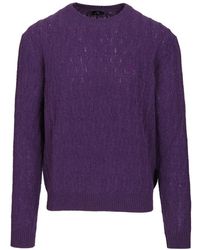 Etro - Trui Met Ronde Hals - Lyst