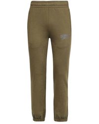 Billionaire - Broeken ,Groen ,Katoen Logo Print Katoenen Track-Pants - Lyst