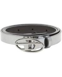 DIESEL - Oval D Plate Belt - Lyst