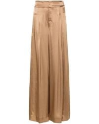 Alberta Ferretti - Wide Trousers - Lyst