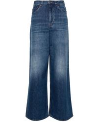 Chloé - Jeans ,Blauw ,Katoen Palazzo Jeans - Lyst