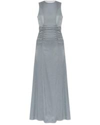 Gestuz - Kleedjes ,Blauw ,Jurk Bianca Maxi - Lyst
