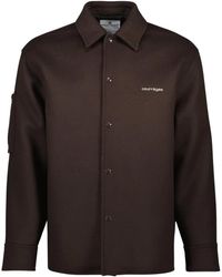 Courreges - Bruine Wollen Overshirt Herfst-Winter 2025 - Lyst