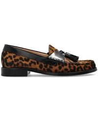 Stuart Weitzman - Schoenen ,Bruin ,Leer Lottie Loafers - Lyst