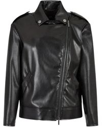 ARMANI EXCHANGE - Leather Jackets - Lyst